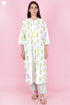 Cambric Cotton Kurta Pant Set In Block Print