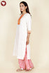 Bengal Cotton Kurta Pant With Dupatta In Gota Patti