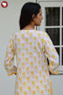 Terry Voile Kurta Pant With Dupatta In Floral Block Print