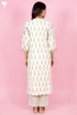 Cotton Kurta And Pant Set In Floral Block Print
