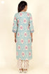 Cambric Cotton Kurta Pant Set With Kota Dupatta In Block Print