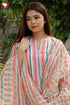 Cambric Cotton Kurta Pant With Dupatta In Block Print