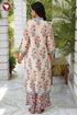 Tussar Silk Kurta Pant with Dupatta in Block Print
