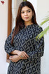Rayon Twill Black Kurta and Pant Set