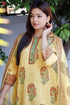 Khaadi Cotton Kurta Pant And Dupatta Set In Block Print