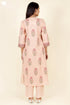 Mulmul Cotton Kurta Pant And Dupatta Set In Block Print