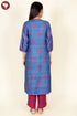 Tussar Kurta Pant With Dupatta In Block Print