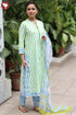 Bizzy Lizzy Kurta Pant With Dupatta In Block Print