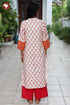 Bizzy Lizzy Kurta Pant with Dupatta in Floral & Geometric Block Print