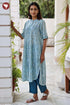 Mul Mul Cotton Kurta And Pant Set In Floral Block Print