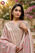 Chanderi Silk Kurta Pant with Dupatta in Floral Block Print