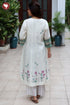 Chanderi Silk Kurta Pant with Dupatta in Floral Block Print