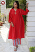 Chanderi Silk Kurta & Pant Set with Embroidery