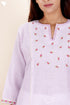 Khaadi Kurta With Kota Doria Dupatta in Floral Block Print