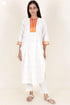 Banarasi Cotton Kurta With Chanderi Silk Dupatta