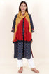 Cambric Cotton Kurta And Mulmul Dupatta With Block Print