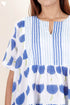 Mulmul Cotton Top In Floral Block Print