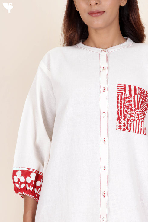 Khaadi Co-Ord Set In Block Print