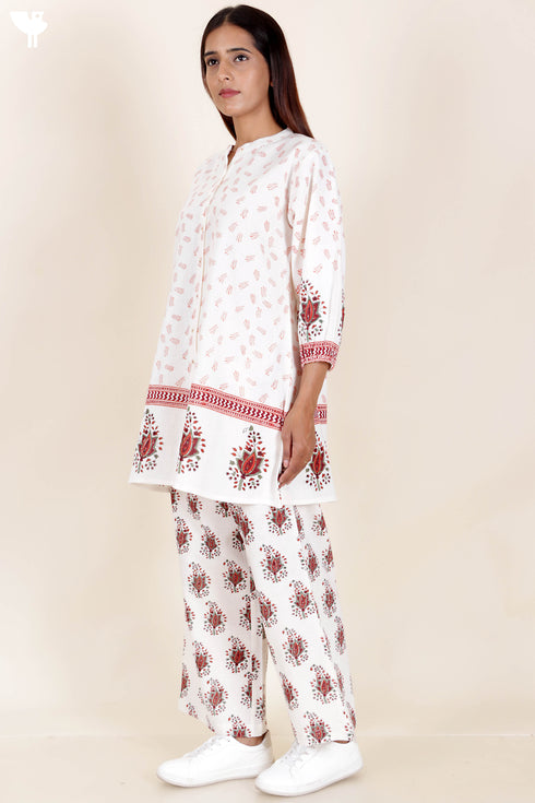 Khaadi Co-Ord Set In Block Print