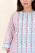 Cambric Cotton Kurta In Block Print