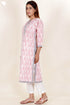Cambric Kurta In Block Print