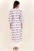 Cambric Cotton Kurta In Floral Block Print