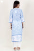 Mulmul Cotton Kurta In Block Print