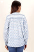 Cambric Cotton Top In Block Print