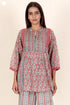 Mulmul Cotton Top In Block Print