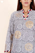 Cambric Cotton Top In Block Print