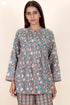 Cambric Cotton Top In Block Print