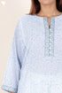 Mulmul Cotton Kurta In Block Print