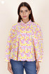 Cambric Cotton Shirt In Block Print