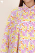 Cambric Cotton Shirt In Block Print