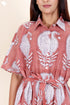 Cambric Cotton Dress In Block Print