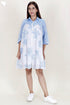 Mulmul Cotton Striped Midi Dress