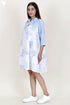 Mulmul Cotton Striped Midi Dress