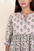 Crepe Cotton Dress In Block Print