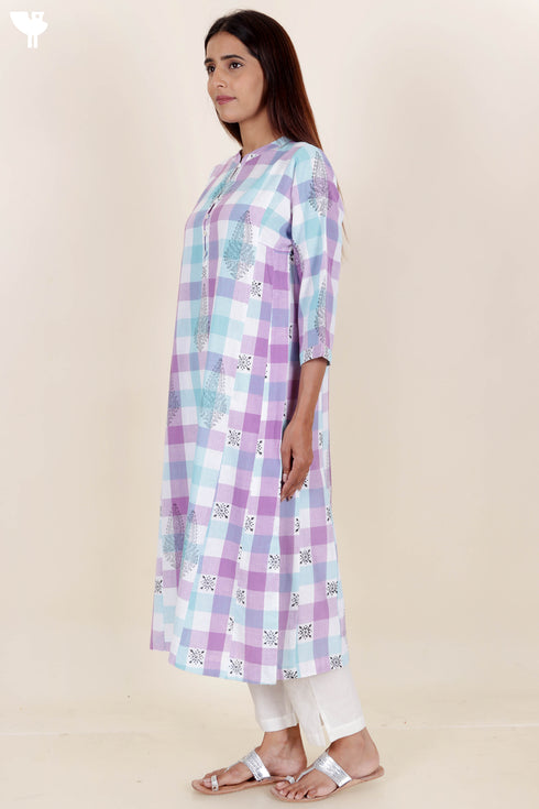Khaadi Cotton Kurta With Block Print