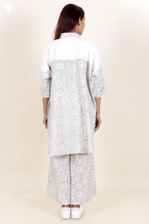 Khaadi Cotton Co-Ord Set In Block Print