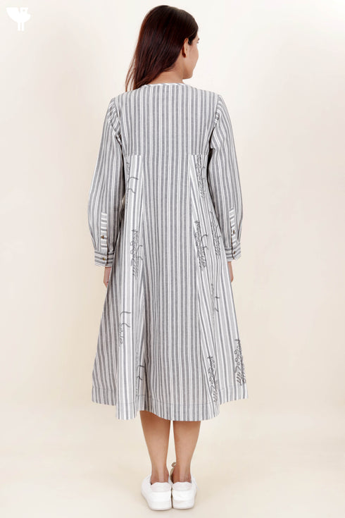 Khaadi Cotton Dress With Block Print