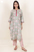 Chanderi Silk Kurta InBlock Print