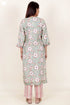 Chanderi Silk Kurta InBlock Print