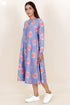 Ikat Cotton Midi Dress