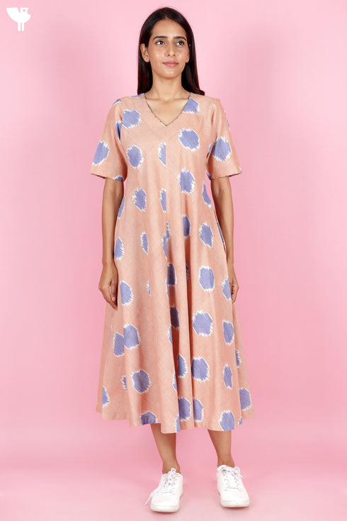 Ikat Cotton Dress