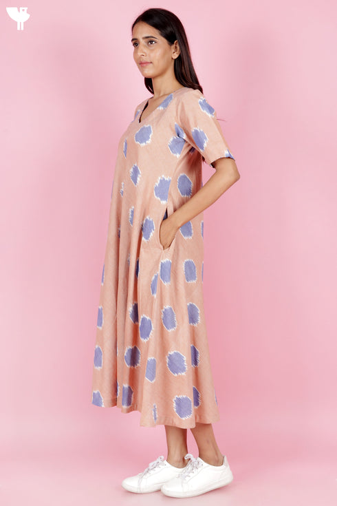 Ikat Cotton Dress