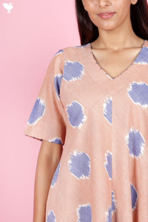 Ikat Cotton Dress