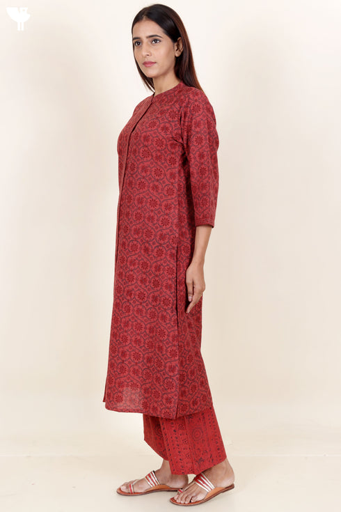 Khaadi Cotton Kurta in Block Print