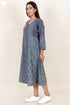 Khaadi Cotton Panelled Dress In Floral Block Print