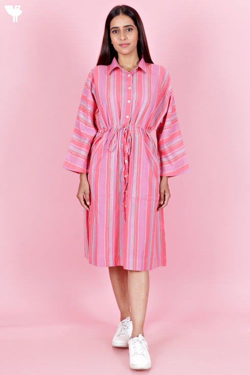 Khaadi Cotton Kurta In Stripes